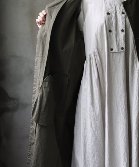 cavane キャヴァネ / Round-Coat硫化染めコート / ca-26018A
