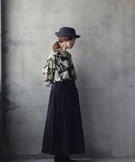 cavane キャヴァネ / Tunic long-sleeve Cotton100シャツ / ca-26119