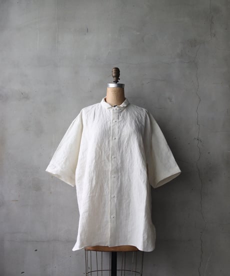 klauseクロイゼ / 天日干しリネンS-S O.P.C Regular Shirt/ kla-26037