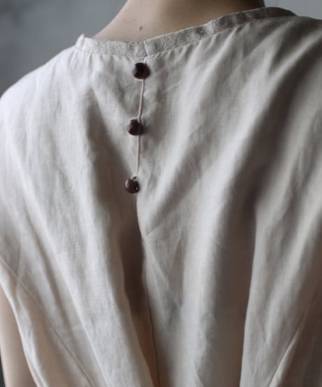 cavane キャヴァネ / Sleeveless Dress linen100ワンピース / ca-26090