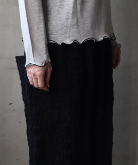 cavane キャヴァネ / Crew-Neck Merrow finish / ca-26150