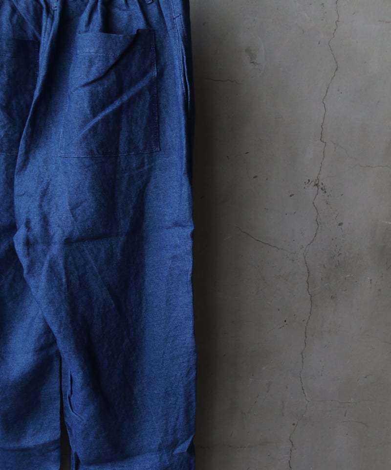 klauseクロイゼ / リネン厚手キャンバス Linen Loose Fitting Tap