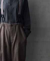cavane キャヴァネ / Over pants with suspendersパンツ / ca-24213A