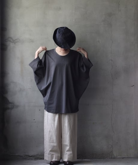 cavane キャヴァネ / Round-Neck dolman cotton100Tシャツ / ca-26117