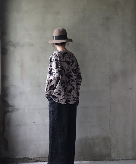 cavane キャヴァネ / Side-Pocket wide pants cotton/wool100パンツ / ca-26142