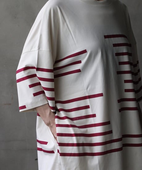 Dulcamaraドゥルカマラ / グリッチボーダーT UNISEX / dl-26015(D226-T1279)