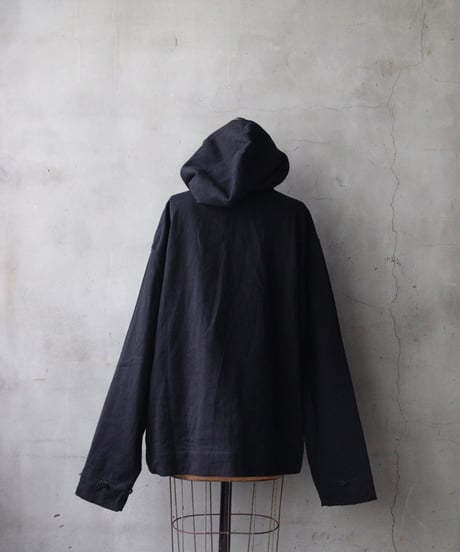 klauseクロイゼ / カツラギCotton & Linen Hoodie/ kla-26063