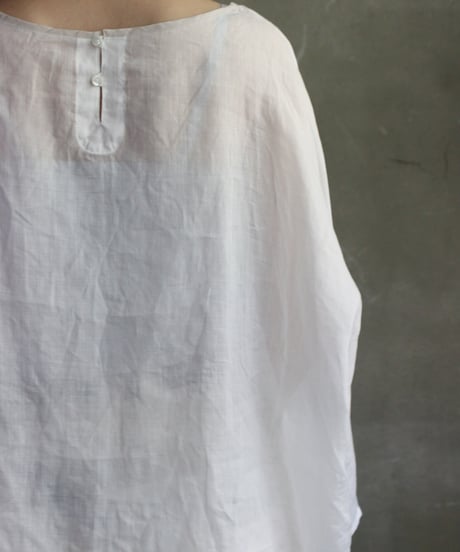 cavane キャヴァネ / Tunic long-sleeve Linen100シャツ / ca-26130