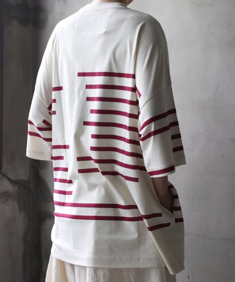 Dulcamaraドゥルカマラ / グリッチボーダーT UNISEX / dl-26015(D226-T1279)