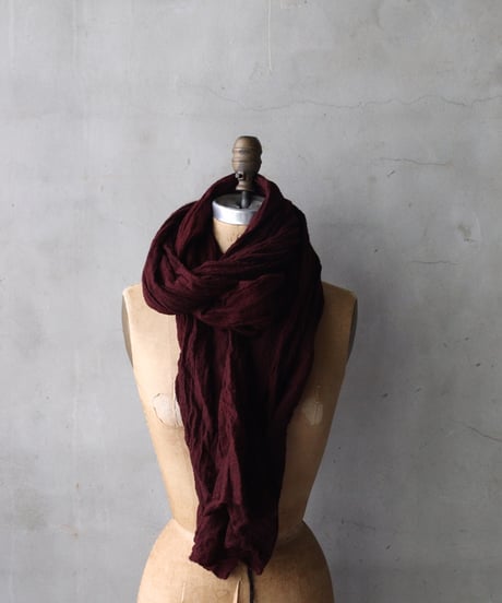 BIEK VERSTAPPEN ビーク フェルスタッペン / SCARF PLAINスカーフ/ Bie-26010(AC01-U)