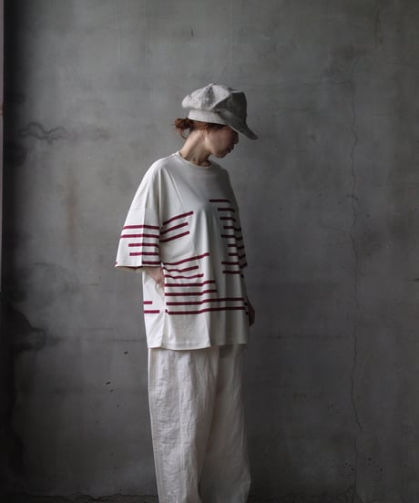 Dulcamaraドゥルカマラ / グリッチボーダーT UNISEX / dl-26015(D226-T1279)