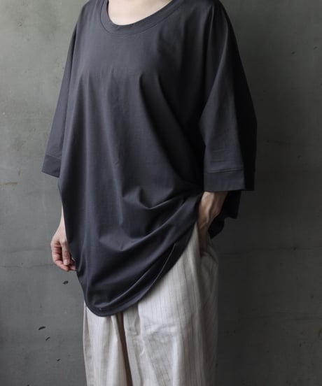 cavane キャヴァネ / Round-Neck dolman cotton100Tシャツ / ca-26117