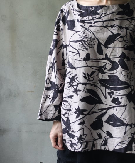 cavane キャヴァネ / Tunic long-sleeve Cotton100シャツ / ca-26144