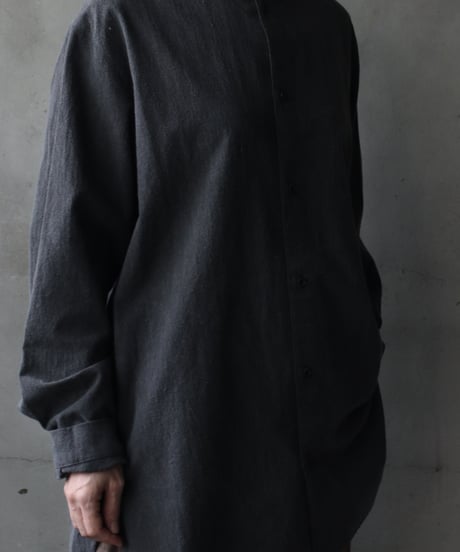 cavane キャヴァネ / Collarless Shirt シャツ / ca-23144A
