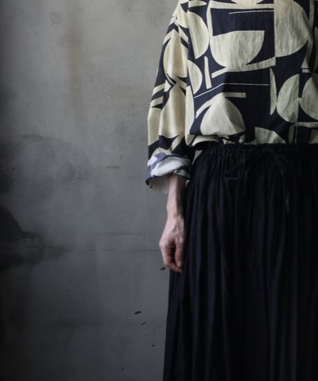 cavane キャヴァネ / Tunic long-sleeve Cotton100シャツ / ca-26119