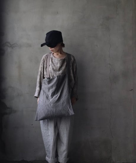 cavane キャヴァネ / One-Handle bag linen/wool100バッグ/ ca-26159