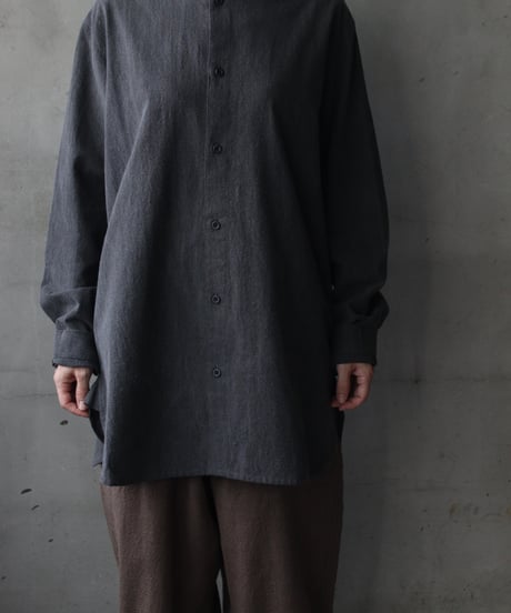 cavane キャヴァネ / Collarless Shirt シャツ / ca-23144A