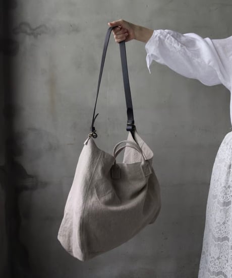 klauseクロイゼ / TOTE BAG " BASICS " REGULAR Belarus Linen / kla-26042