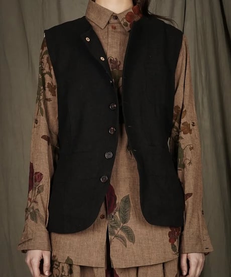 ALEKSANDR MANAMISアレクサンダーマナミ/ DOUX THENARDIER WAISTCOATベスト/ am-26017