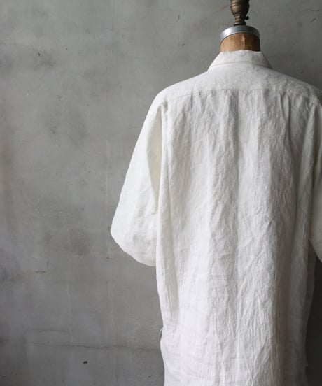 klauseクロイゼ / 天日干しリネンS-S O.P.C Regular Shirt/ kla-26037