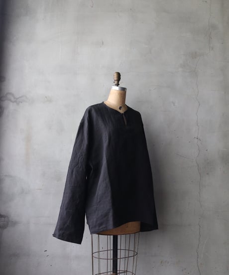 klauseクロイゼ / 天日干しリネンLinen C.S.P.O Shirt / kla-26050