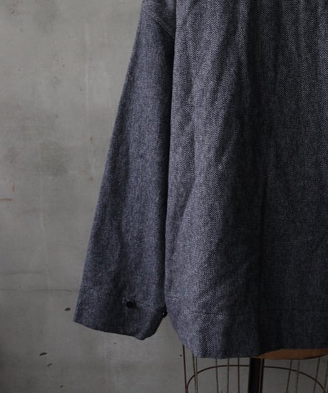 klauseクロイゼ / Organic Cotton Tweed Gown Short / kla-26061