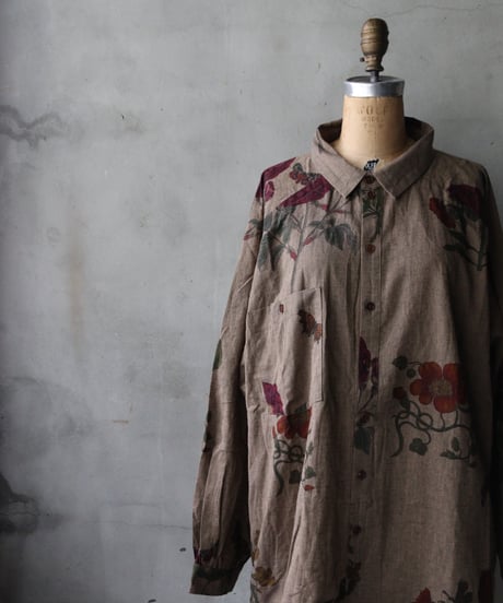 ALEKSANDR MANAMISアレクサンダーマナミ/ AUTOMNE ROUGE ROOMY SHIRTシャツ/ am-26028