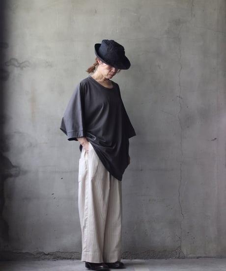 cavane キャヴァネ / Round-Neck dolman cotton100Tシャツ / ca-26117