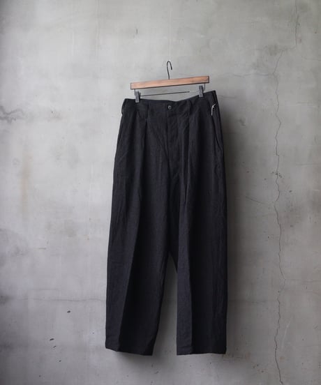 KLASICA クラシカ / Wide and tapered silent Trousers "PACE " パンツ / kl-26029