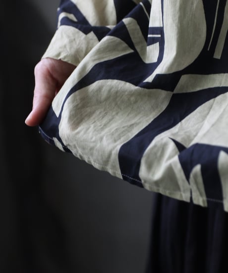 cavane キャヴァネ / Tunic long-sleeve Cotton100シャツ / ca-26119