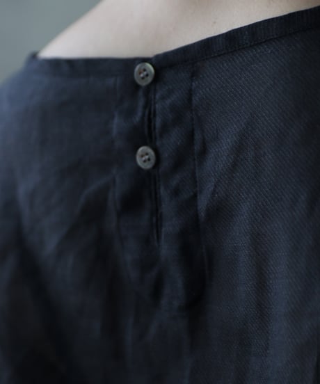 cavane キャヴァネ / Tunic long-sleeve Linen100シャツ / ca-26103