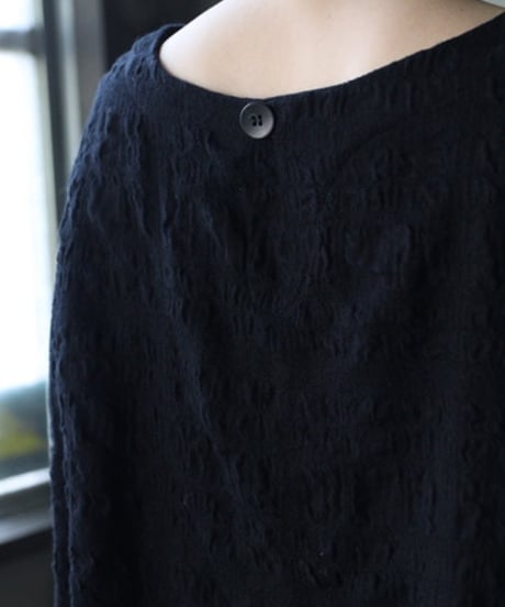cavane キャヴァネ / Tunic long-sleeve wool&cotton100シャツ / ca-26145