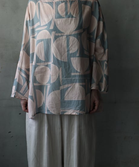 cavane キャヴァネ / Tunic long-sleeve Cotton100シャツ / ca-26118
