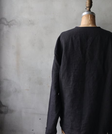 klauseクロイゼ / 天日干しリネンLinen C.S.P.O Shirt / kla-26050