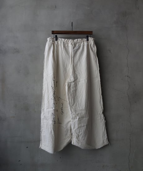 Cavalier Meiko Takahashi / #102Journal wide pants/ Me-26007