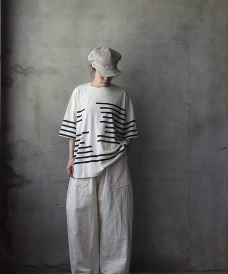 Dulcamaraドゥルカマラ / グリッチボーダーT UNISEX / dl-26014(D226-T1279)