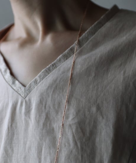 Antonia Rossi (Antomoon)/ Artisan Embroidered little pouch omamori vintage Necklaceネックレス / An-26021