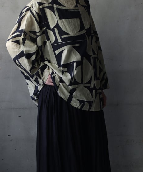 cavane キャヴァネ / Tunic long-sleeve Cotton100シャツ / ca-26119