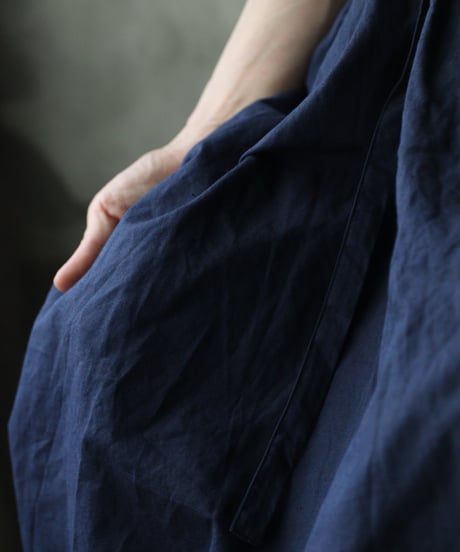 cavane キャヴァネ / Jumper skirt Cotton/Linen100スカート/ ca-26129