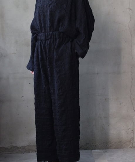 cavane キャヴァネ / Wide TrousersⅡ Shadow Checkパンツ/ ca-26147