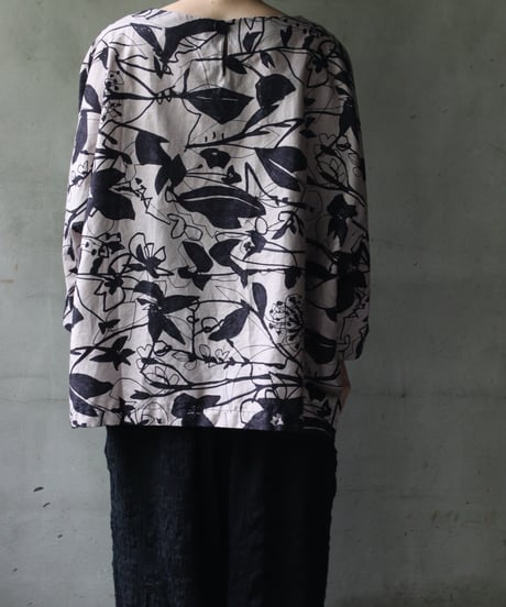 cavane キャヴァネ / Tunic long-sleeve Cotton100シャツ / ca-26144