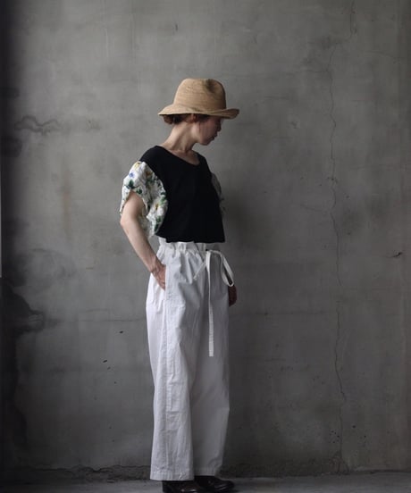 cavane キャヴァネ / Ruffled sleevesTシャツ / ca-26124
