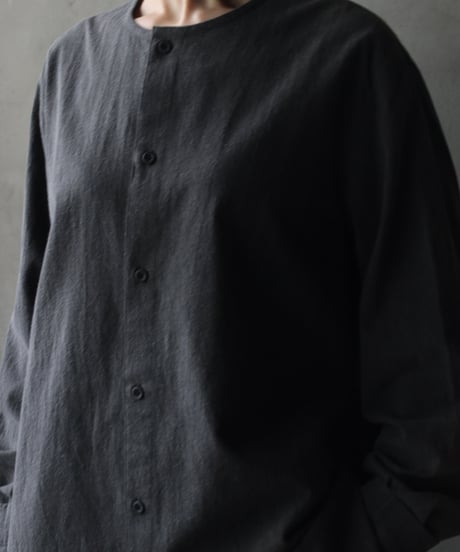 cavane キャヴァネ / Collarless Shirt シャツ / ca-23144A