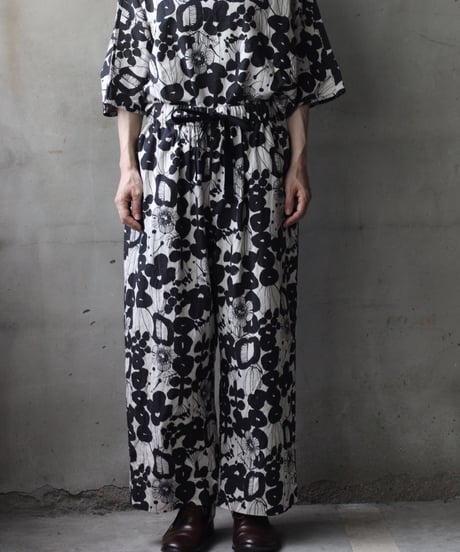 cavane キャヴァネ / Wide Cotton/Linen100 Trousersパンツ/ ca-26115
