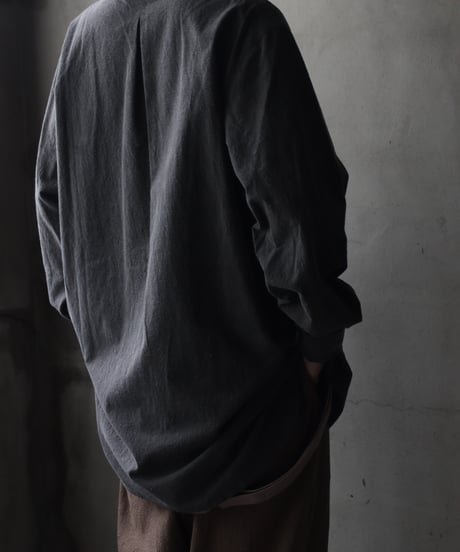 cavane キャヴァネ / Collarless Shirt シャツ / ca-23144A