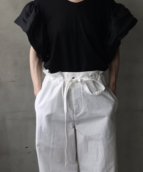cavane キャヴァネ / Ruffled sleevesTシャツ / ca-26125