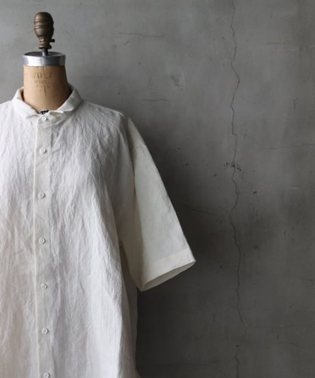 klauseクロイゼ / 天日干しリネンS-S O.P.C Regular Shirt/ kla-26037