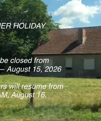 <Holiday夏季休業のお知らせ>