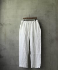 klauseクロイゼ / Belarus linen Loose Fitting Tapered Trousers"Wide"no2 (綾織/中厚手）/ kla-26049