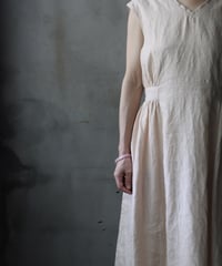 cavane キャヴァネ / Sleeveless Dress linen100ワンピース / ca-26090